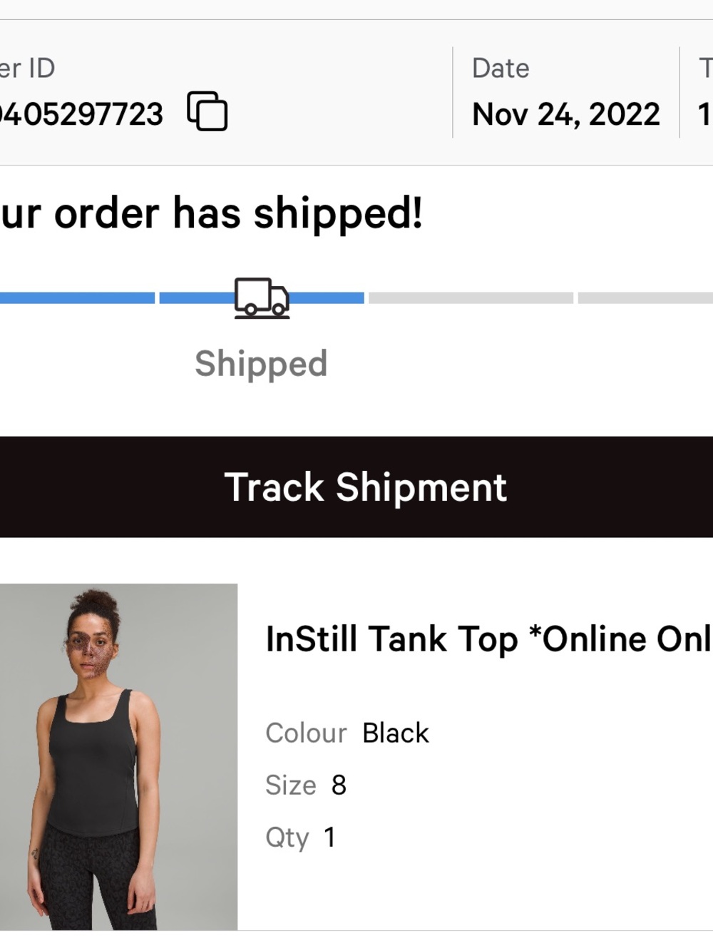 InStill Tank Top size 8